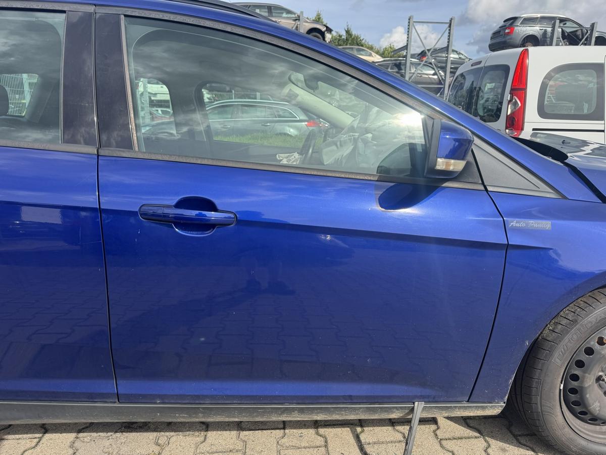 Ford Focus 3 original T&uuml;r vorn rechts Indic Blau 5-T&uuml;rer Rohbau Bj.2014